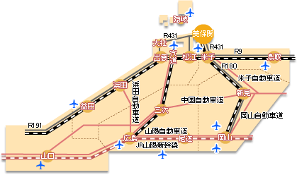 交通機関マップ